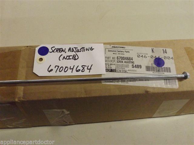 Maytag Amana Refrigerator 67004684 Screw, Adjusting NEW IN BOX Maytag Amana Refrigerator 67004684 Screw, Adjusting NEW IN BOX
